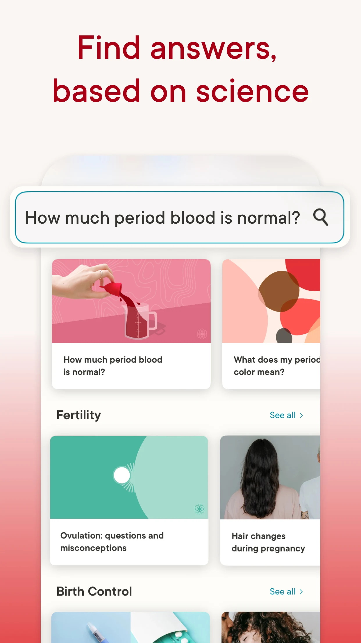 Clue: Period & Cycle Tracker screenshot