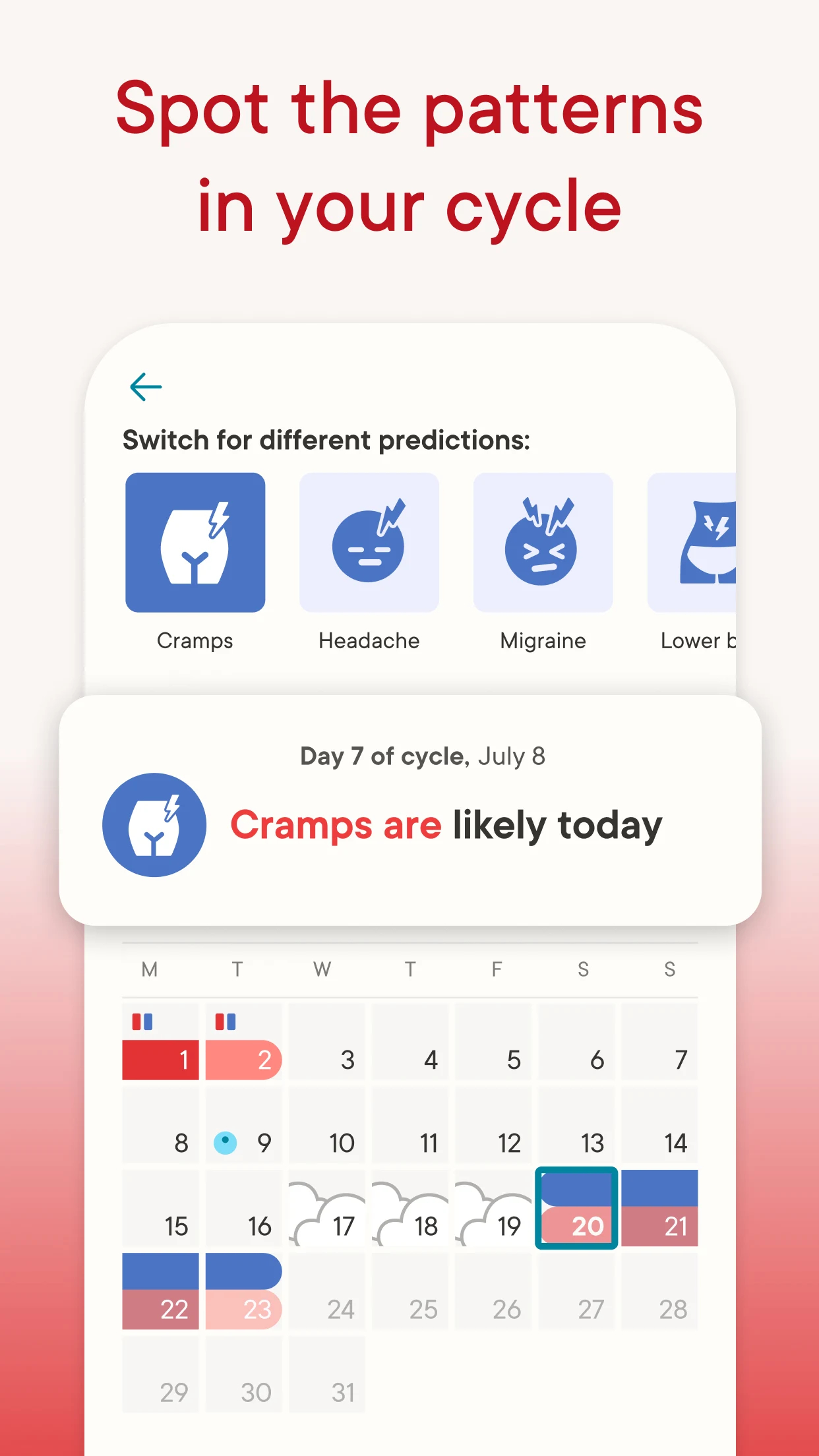 Clue: Period & Cycle Tracker screenshot
